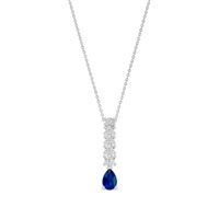 Collar Bliss Mujer Rugiada Colors in Oro blanco Zaffiro 20114539